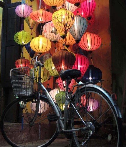 Centro histórico de Hoi An à noite