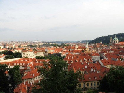 vista da Praga do castelo de praga