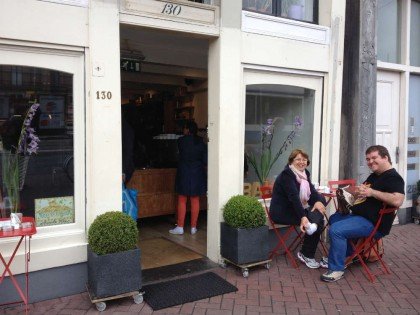 Cafezinho em Amsterdã
