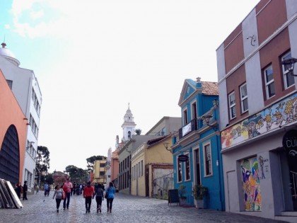 Ruas do centro de Curitiba