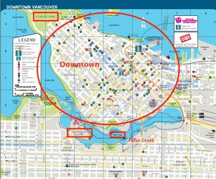 Mapa-Vancouver