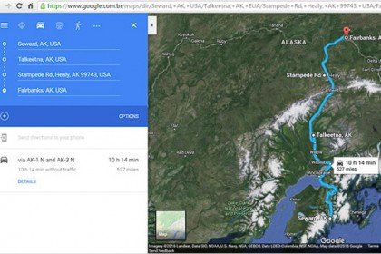 Roadtrip no Alaska